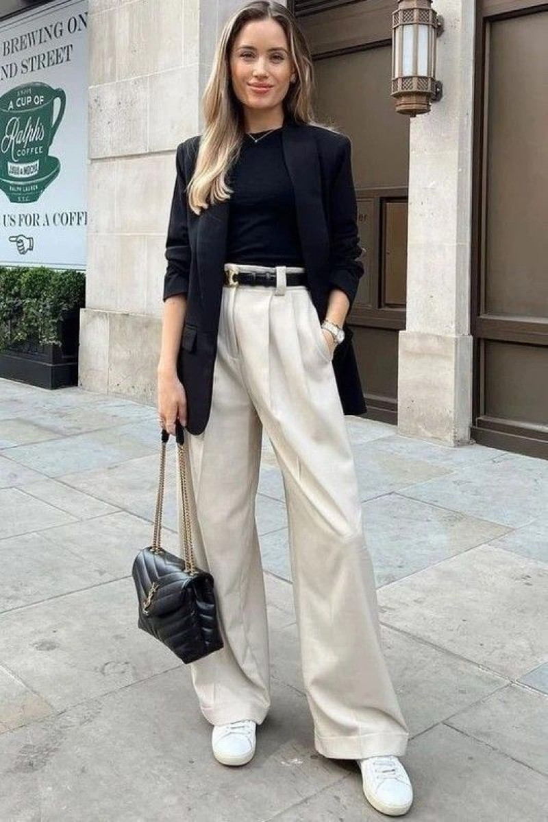 Wardrobe Ideas With Black Suit Trouser, Classy Trendy Pinterest Outfits: 