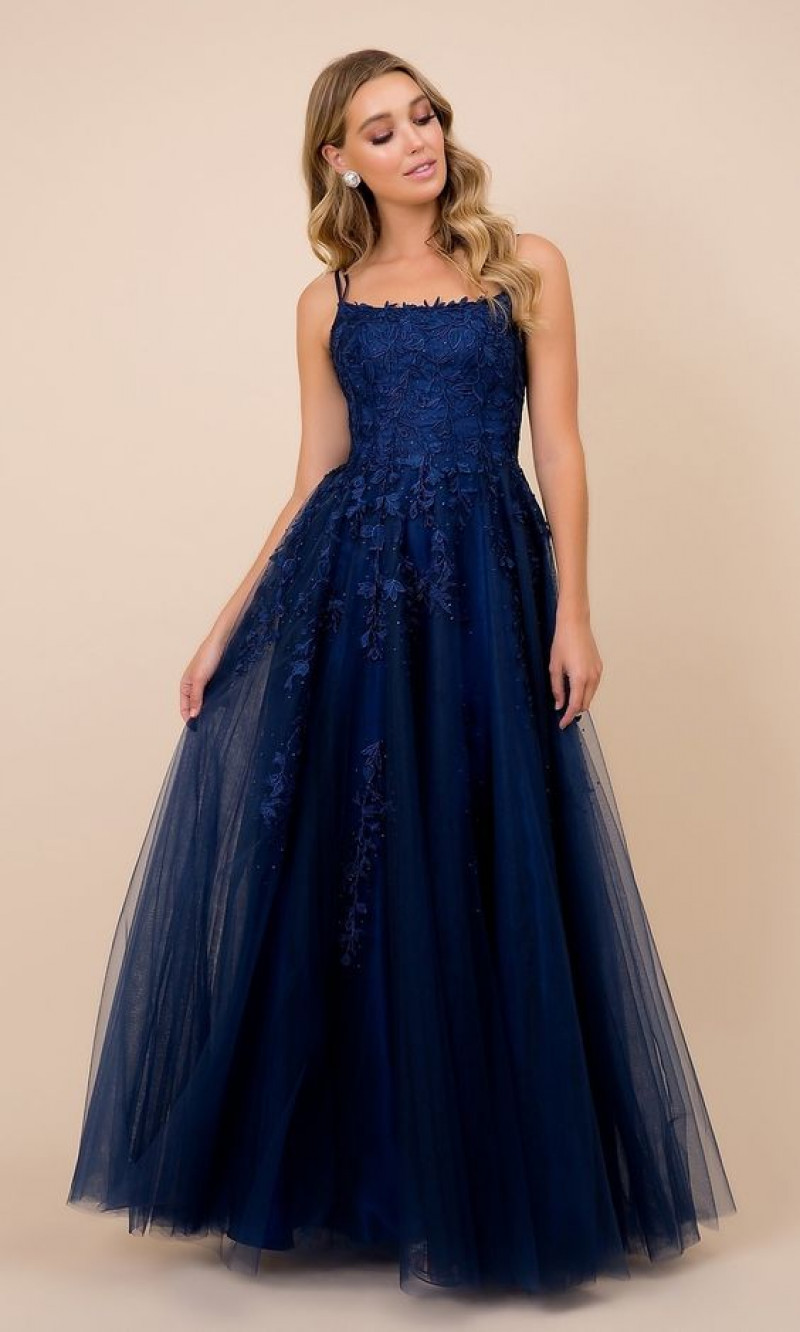 Enchanting in Navy: A Striking Off-Shoulder Gown for an Elegant Prom Night!: day dress,  prom dresses,  bridal party dress,  evening gown,  navy blue,  formal prom dress,  tulle prom dress  