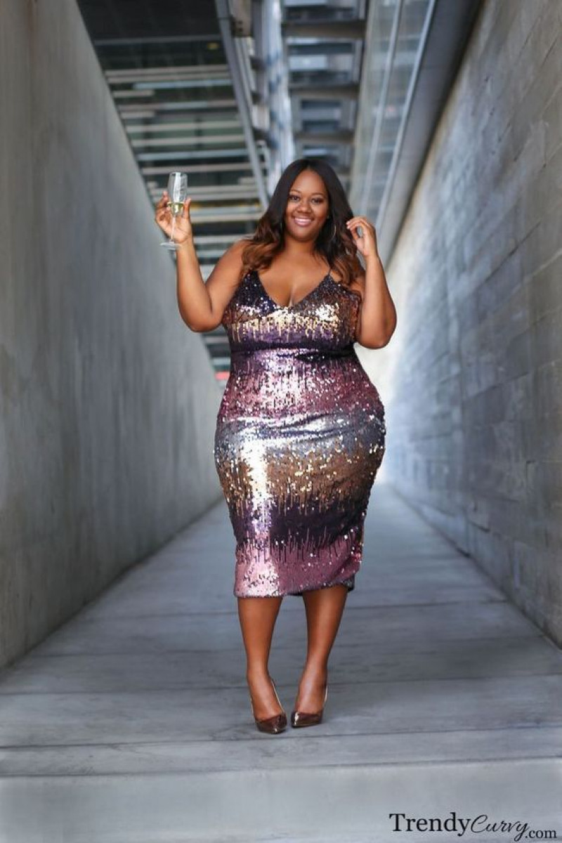 Cocktail Dress Midi Pencil And Straight Skirts Sheath Dress Wardrobe Ideas, Plus Size Sequin Midi Dress: plus-size clothing,  plus size dress,  wedding dress,  party dress,  evening gown  